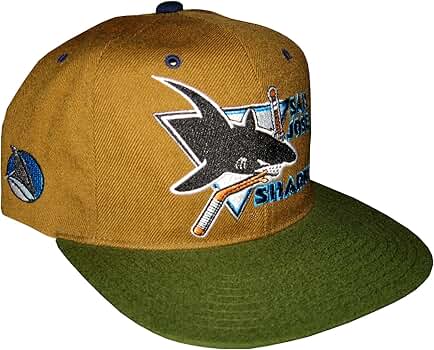 帽子 san jose sharks blockhead americanneedle Vintage 90s San Jose Sharks American Needle Blockhead